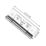 Smith & Locke Polished Chrome  Door Hinge 100mm x 42mm 2 Pack