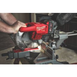 Milwaukee M18 FMS190-0 FUEL 190mm 18V Li-Ion RedLithium High Output Brushless Cordless Double-Bevel Sliding Mitre Saw - Bare