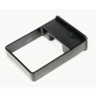 FloPlast  Square Easyfit Pipe Clip Black 65mm 10 Pack