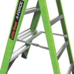Little Giant Fibreglass 1.14m 4 Step Swingback A Frame Step Ladder