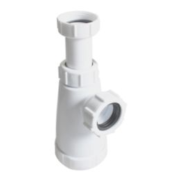 Flomasta  Round Telescopic Bottle Trap White 32mm