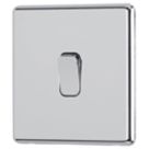 Arlec  10A 1-Gang 2-Way Light Switch  Polished Chrome