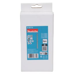 Makita  Straight Shank Masonry Drill Bit Set 5 Pieces