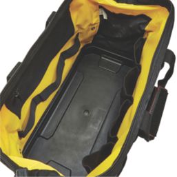 Stanley Portable Tool Bag 517180 Hard Bottom Double Open Double