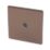 Varilight  1-Gang Coaxial TV Socket Brushed Bronze