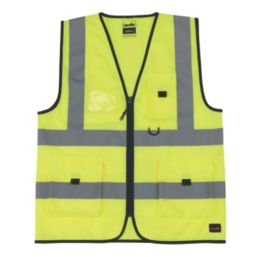 Scruffs  Hi-Vis Work Vest Yellow / Navy Large 50" Chest