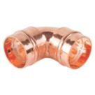Midbrass  Copper Solder Ring Equal 90° Elbows 3/4" 2 Pack