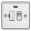 Knightsbridge  13A Switched Fused Spur with LED Polished Chrome