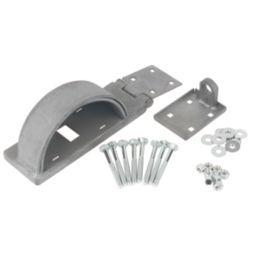 GateMate Left Hand Padlock Protector Galvanised 180mm