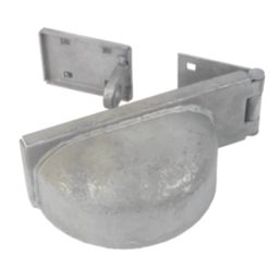 GateMate Left Hand Padlock Protector Galvanised 180mm