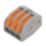 Wago 222-413 32A 3-Way Lever Connectors 50 Pack