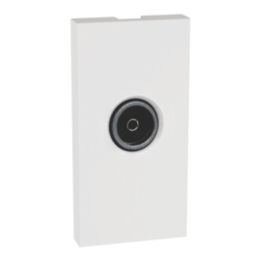 LAP  Modular Coaxial TV Socket White