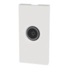 LAP  Modular Coaxial TV Socket White