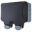 British General  IP66 13A 2-Gang SP Weatherproof Outdoor Switched Wi-Fi Extender Socket