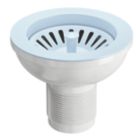 ETAL Sink Strainer Waste without Overflow Blue 90mm