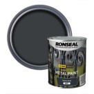Ronseal 750ml Storm Grey Matt Anti Corrosive Metal Paint