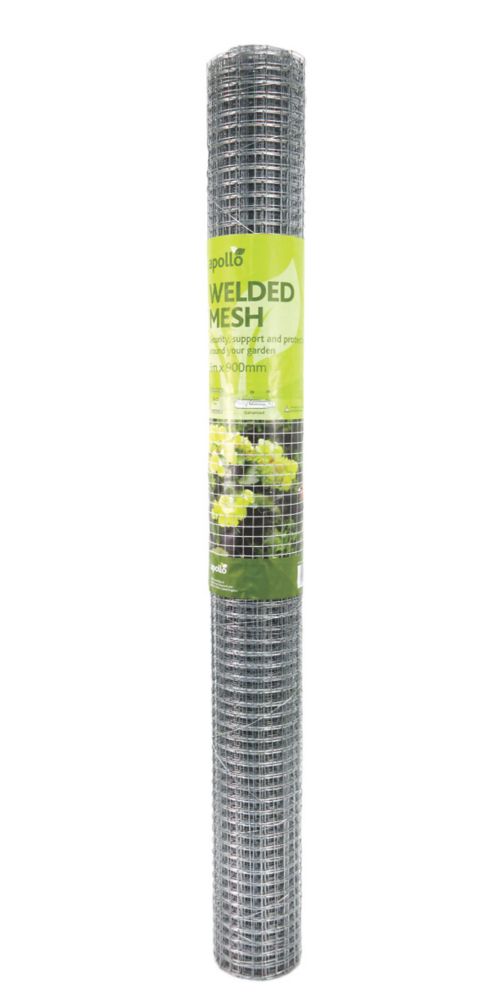 Apollo 13 x 25mm Galvanised Welded Mesh 0.9m x 6m Screwfix