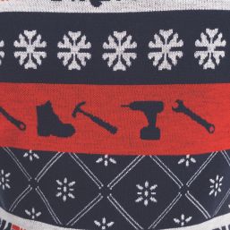 Site Screwfix Christmas Jumper Multi-Coloured Large 45" Chest