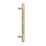 Elite Knobs & Handles Kensington Knurled T Bar Handle Brushed Brass 213mm