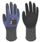 Wonder Grip WG-1875 Dexcut Cut-Resistant Gloves Blue Small