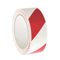 Nite-Glo Chevron Safety Tape Luminescent / Red 10m x 40mm