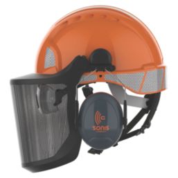 JSP EVOGuard M2  Forestry Helmet System with Ear Defenders & Visor