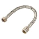 Midbrass Flexible Hoses 1/2" x 1/2" x 500mm 2 Pack