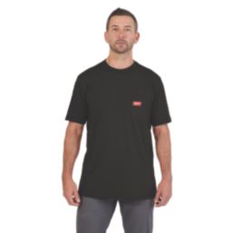 Milwaukee  Short Sleeve T-Shirt Black Large 42-44" Chest