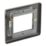 LAP  2-Module Modular Faceplate Antique Brass