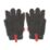 Milwaukee  Fingerless Work Gloves Black/Grey Large