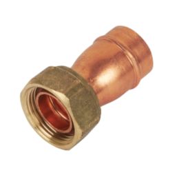 Yorkshire  Copper Solder Ring Straight Tap Connector 22mm x 3/4"