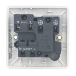 Hager Sollysta WMSSU83N 13A Switched Fused Spur with LED White