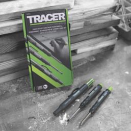 TRACER  All Purpose Deep Hole Construction Marker Kit 3 Piece Set
