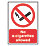 "No E-Cigarettes Allowed" Sign 210mm x 148mm