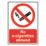 Essentials "No E-Cigarettes Allowed" Sign 210mm x 148mm