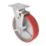 Essentials Industrial Braked Swivel Castor 200mm Red