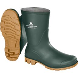 Delta Plus GROMCOBVE Size 12  Green/Beige Non Safety Wellies