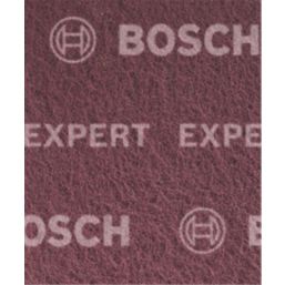 Bosch Expert N880 Metal Fleece Pads 140mm x 115mm Red 2 Pack
