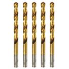Erbauer  Straight Shank Metal Drill Bits 8mm x 117mm 5 Pack