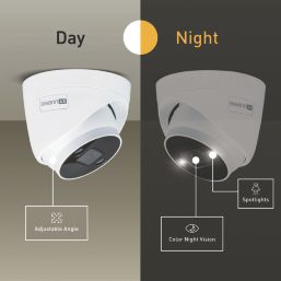 Swann SWNHD-ADVX5MPD-GL White Wired 5MP Indoor & Outdoor Dome Add-On Camera