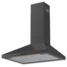Cooke & Lewis CLCH60LKBL Chimney Hood Black 598mm