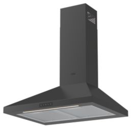 Cooke & Lewis  Chimney Hood Black 598mm