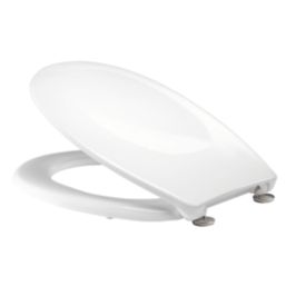 Falcon  Toilet Seat Thermoset Plastic White