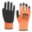 Site SWG227 Thermal Waterproof Gloves Orange / Black Large