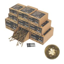 Turbo TX  TX Double-Countersunk Multi-Purpose Screw Trade Pack 1400 Pieces