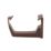 FloPlast  uPVC Square Fascia Brackets Brown 114mm 10 Pack