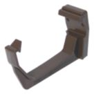 FloPlast  uPVC Square Fascia Brackets Brown 114mm 10 Pack