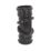 FloPlast  Push-Fit 0-90° Double Socket Adjustable Bend Black 110mm