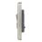 Hager Sollysta WRPS3PIBSB 10A 1-Gang 3-Pole Isolator Switch Brushed Steel  with Black Inserts
