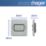 Hager Sollysta WRPS3PIBSB 10A 1-Gang 3-Pole Isolator Switch Brushed Steel  with Black Inserts